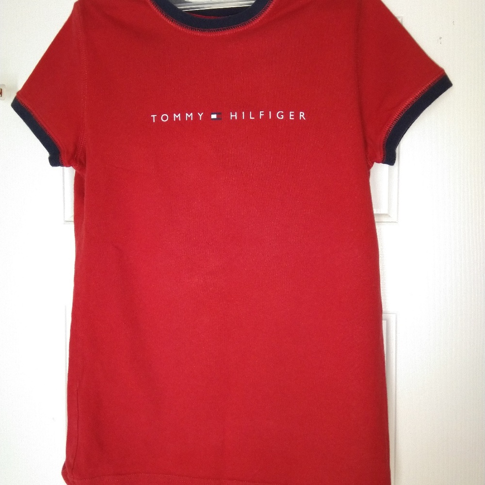 Tommy Hilfiger Kids shirt Size XS Red